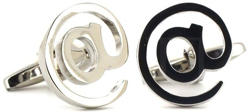 Boutons de Manchettes Arrobase