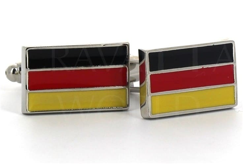Boutons de Manchette Drapeau Allemagne