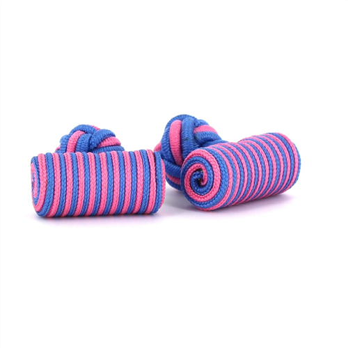 Boutons de Manchettes Baril Céleste et Rose