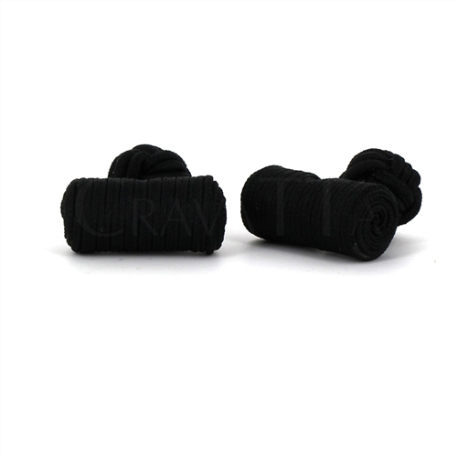 Boutons de Manchette Baril Noir