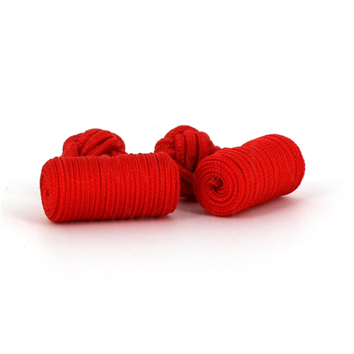 Baril Rouge Écarlate Boutons de Manchette