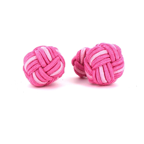 Boutons de Manchette Boule Grande en Tons Roses
