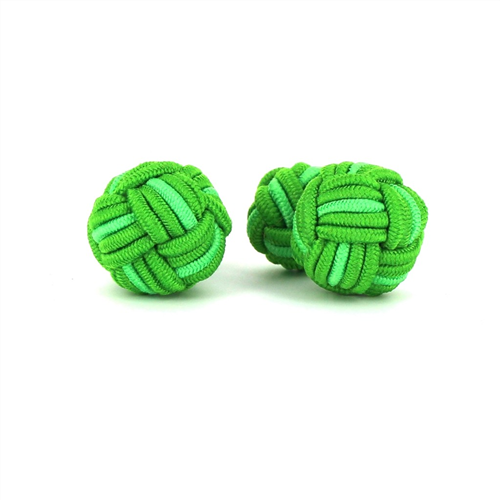 Boutons de Manchette Boule Grande Tons Verts