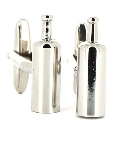 Boutons de Manchette Bouteilles de Vin II