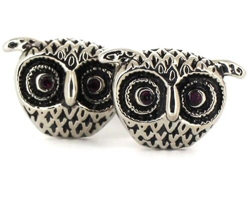 Boutons de Manchette Hiboux