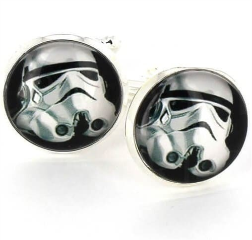 Boutons de Manchette Cabochon Star Wars - Stormtrooper