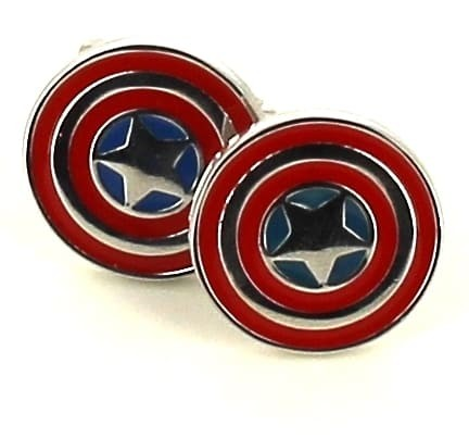 Boutons de Manchettes Captain America