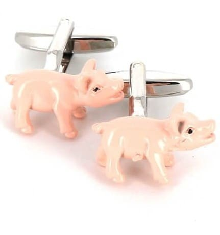 Boutons de Manchette Cochons