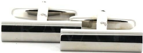 Boutons de Manchette Cylindres Lisses I