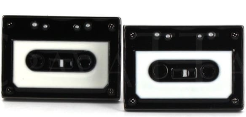 Boutons de Manchettes Ruban Cassette