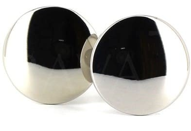 Boutons de Manchette ronds lisses