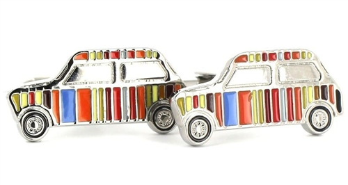 Boutons de Manchettes Voitures Multicolores