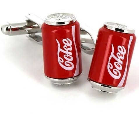Boutons de Manchettes Coke