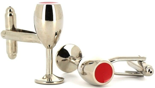 Boutons de Manchette Verres à vin II