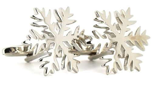 Boutons de Manchette Flocon de Neige