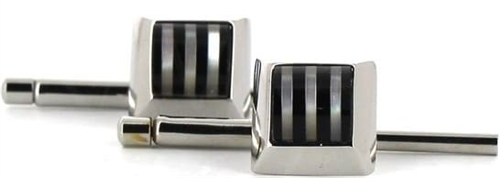 Boutons de Manchettes Carrées