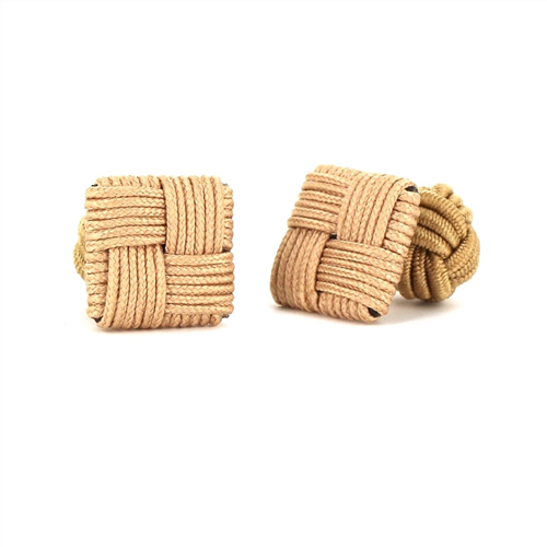 Boutons de Manchette carrés beige