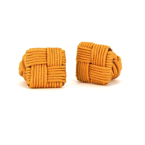 Boutons de Manchette Carré Citrouille