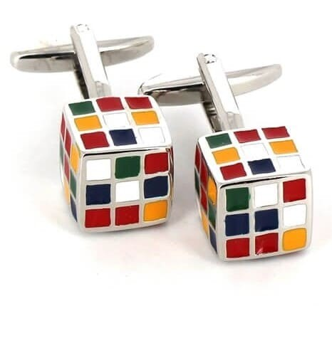 Boutons de Manchettes Rubik's Cube