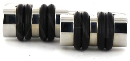 Boutons de Manchette Cordes Cylindriques