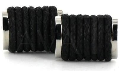 Boutons de Manchettes Cordes Noires III