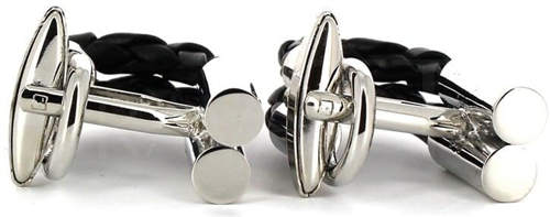 Boutons de Manchette Cordes Noires IV