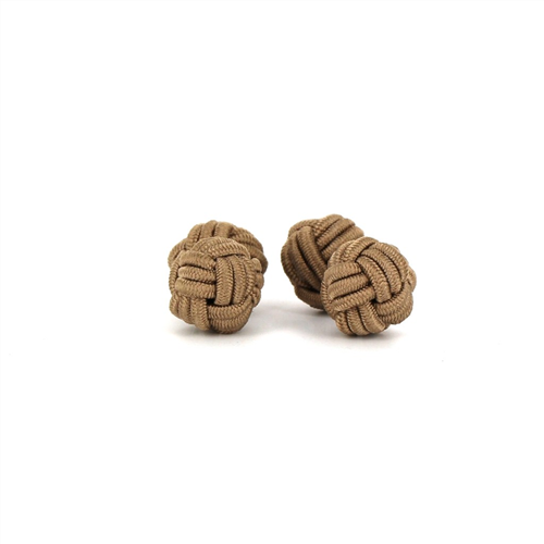 Boutons de Manchettes Double Boule Kaki