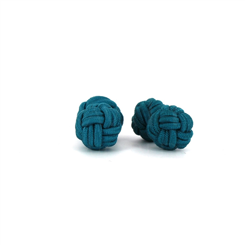 Boutons de Manchettes Double Boule Émeraude