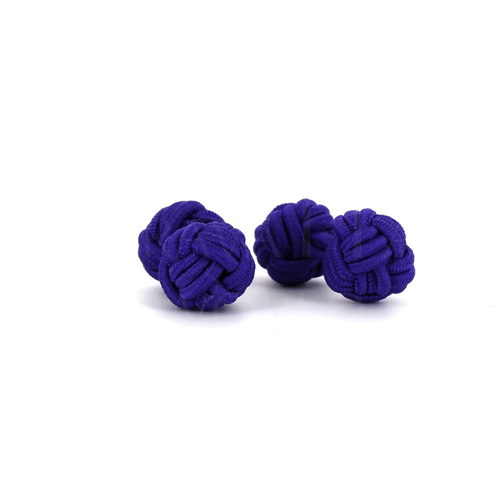 Boutons de Manchettes Double Boule Pourpre