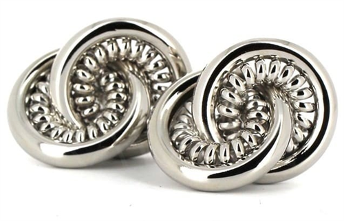 Boutons de Manchette Double Nœud III