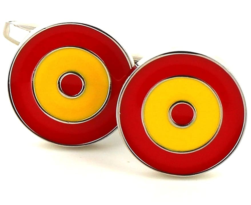 Boutons de Manchette Cocarde Espagnole