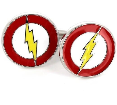 Boutons de Manchettes Boucliers Flash
