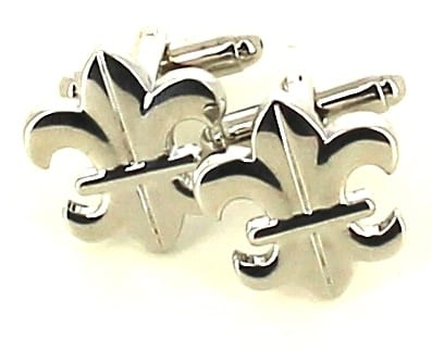 Boutons de Manchette Fleur de Lis