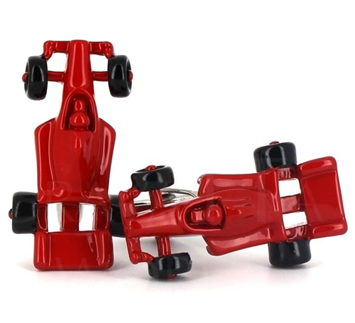 Boutons de Manchettes Formule 1 Rouges