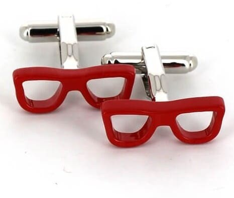 Boutons de Manchette Lunettes