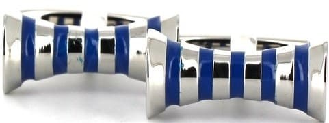 Boutons de Manchettes Hyperboles Bleues III