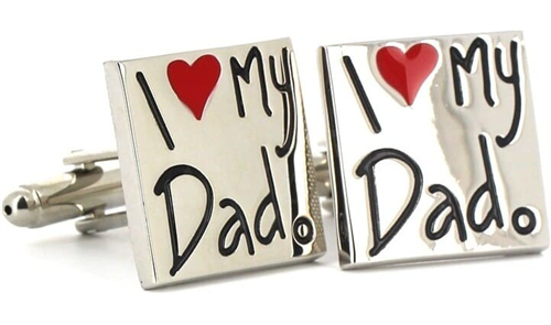 Boutons de Manchette J'aime Mon Papa