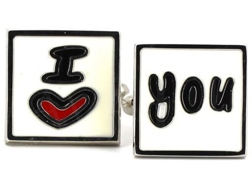 Boutons de Manchettes Je t'aime