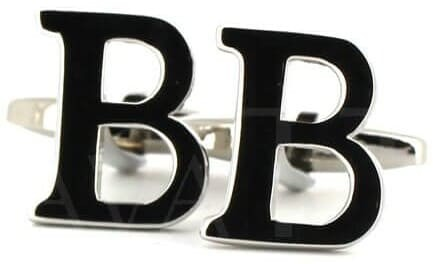 Boutons de Manchette Lettre B
