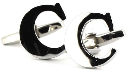 Boutons de Manchettes Lettre C