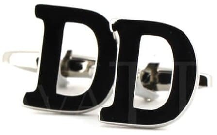 Boutons de Manchette Lettre D