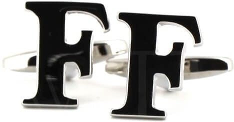 Boutons de Manchettes Lettre F