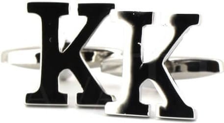 Boutons de Manchettes Lettre K