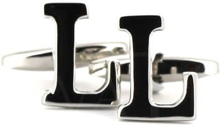 Boutons de Manchettes Lettre L