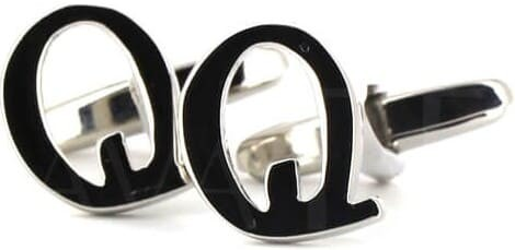 Boutons de Manchettes Lettre Q