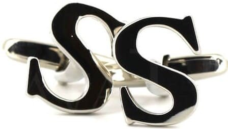 Boutons de Manchettes Lettre S