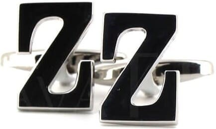 Boutons de Manchettes Lettre Z