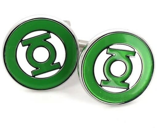 Boutons de Manchette Lanterne Verte