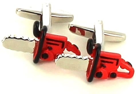 Boutons de Manchettes Tronçonneuse