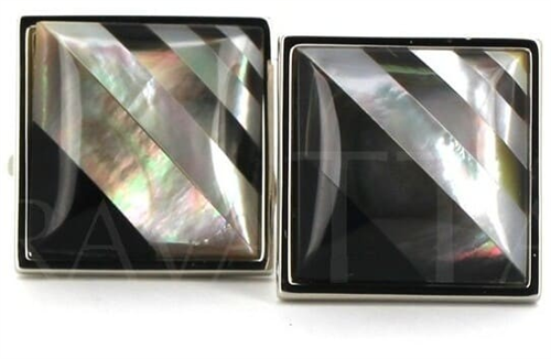 Boutons de Manchettes Nacre Multicolores